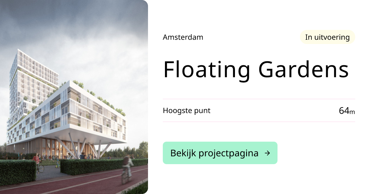 Floating Gardens Amsterdam HoogWonen.nl